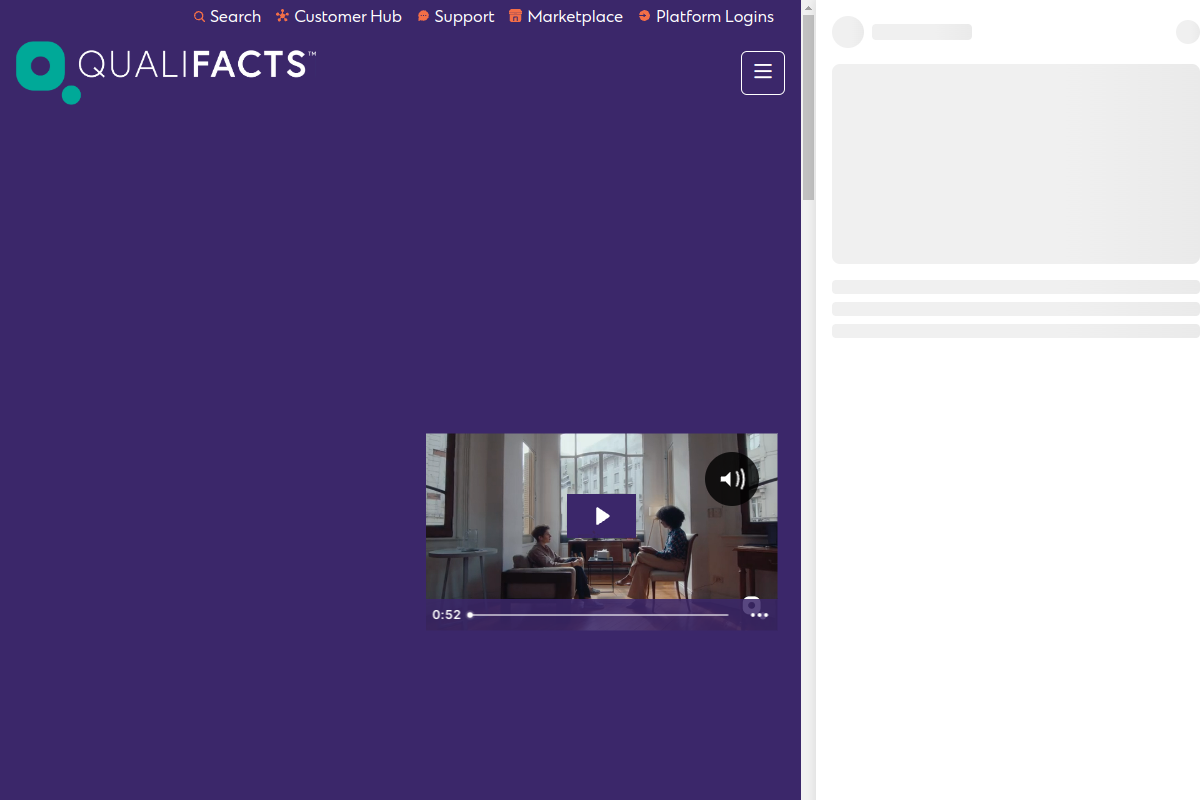 Qualifacts behavioral health EHR platform screenshot